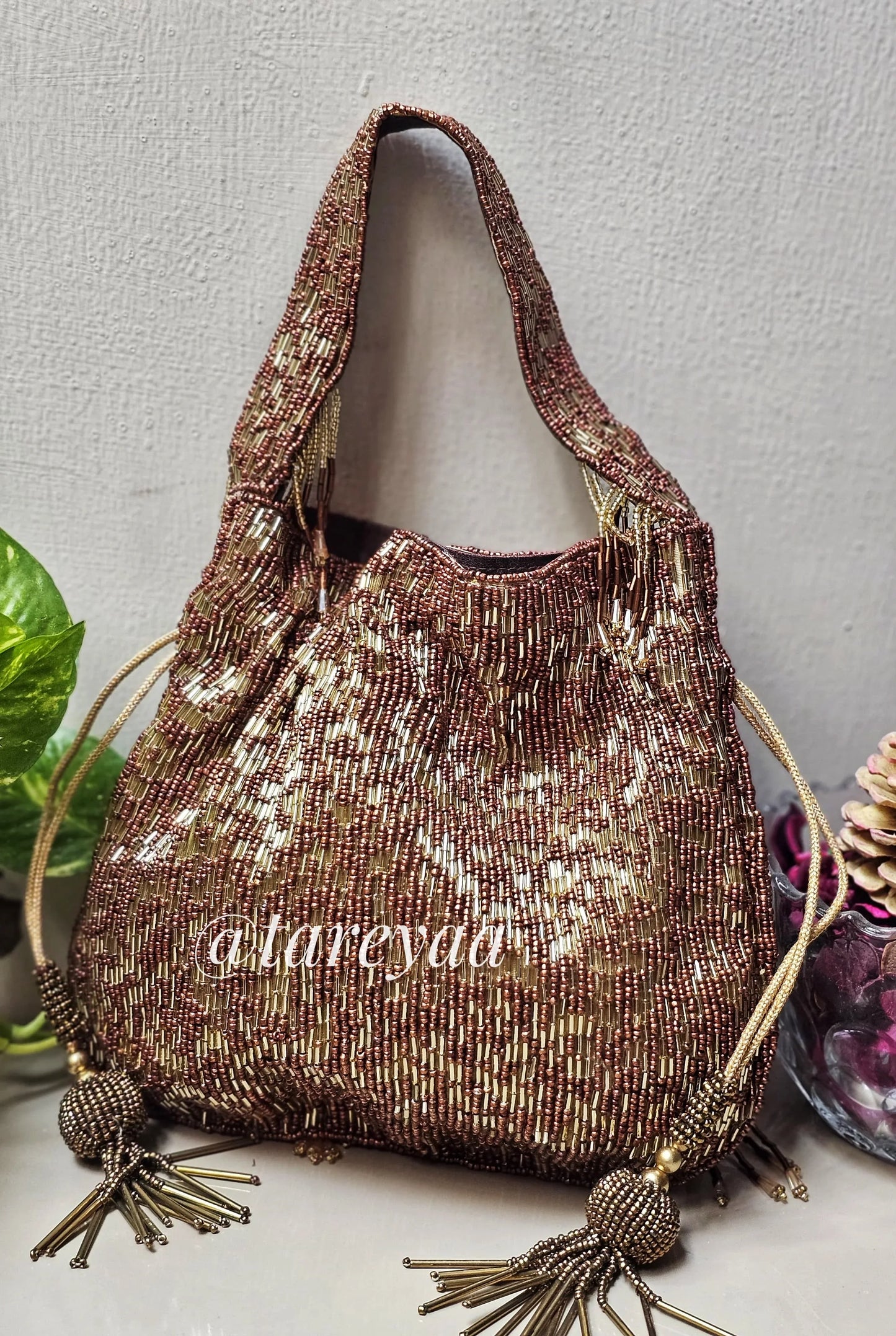 Python Bronze Potli - Tareyaa