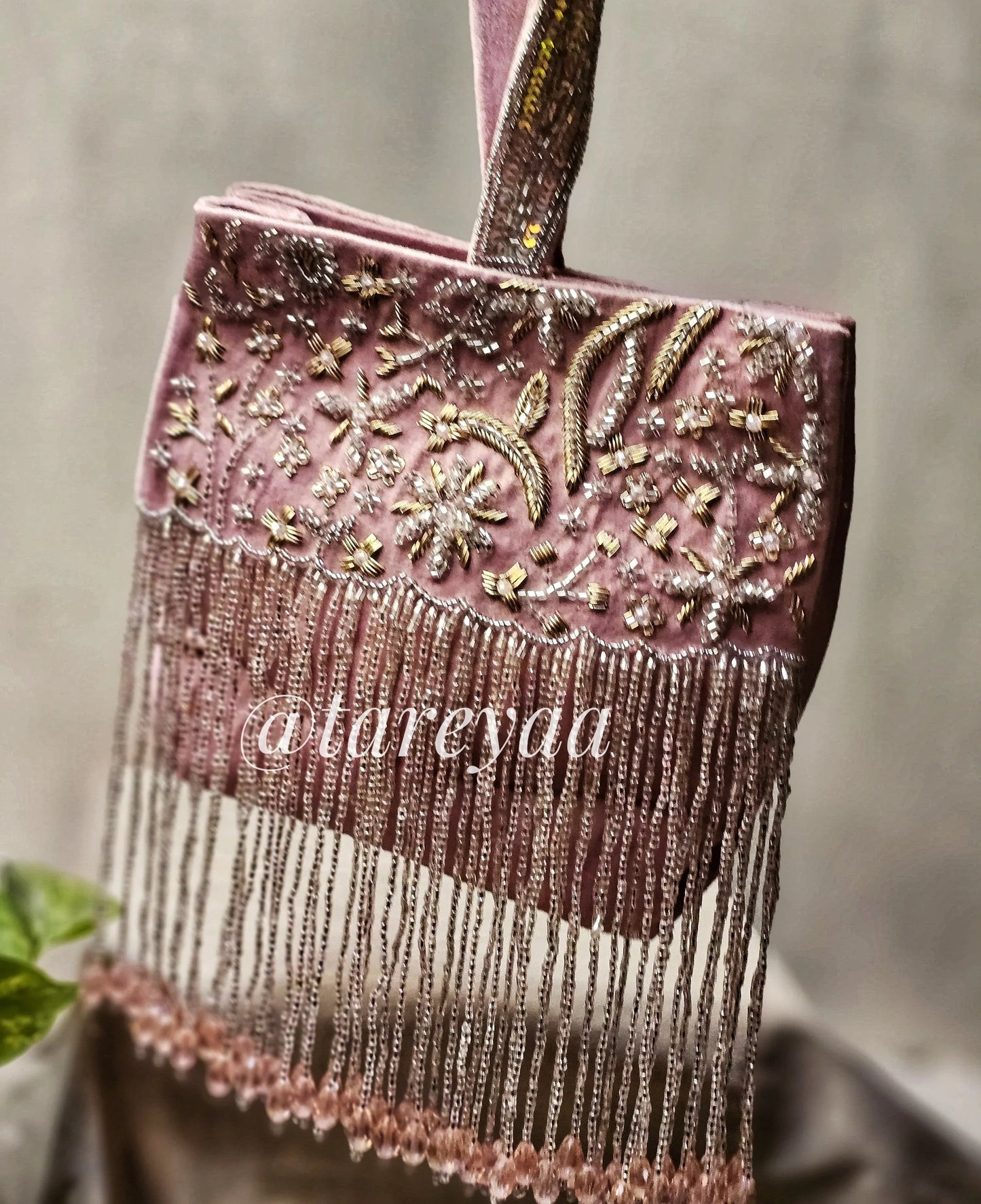 Flamingo Pink Indian Bag - Tareyaa