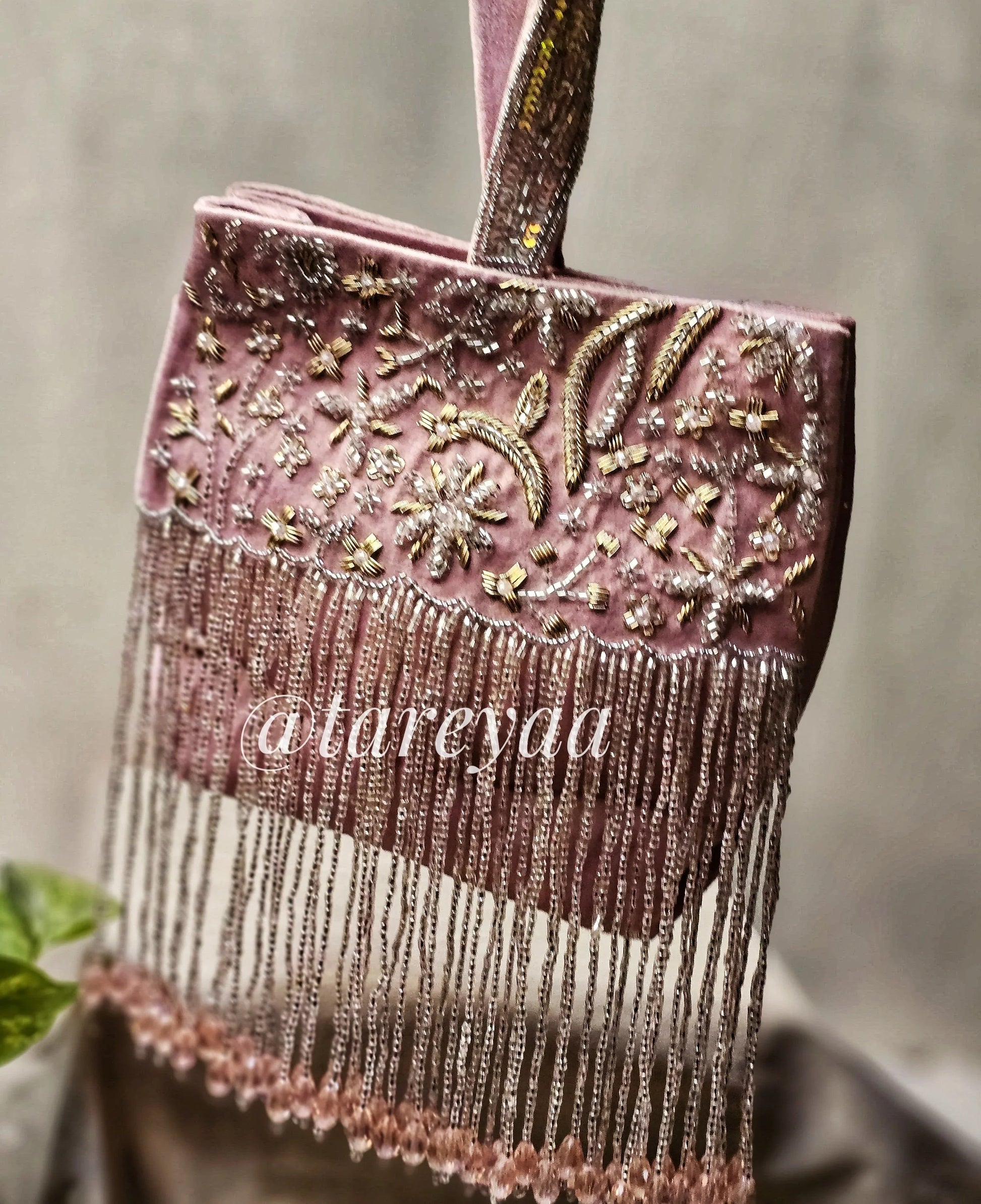 Flamingo Pink Indian Bag - Tareyaa