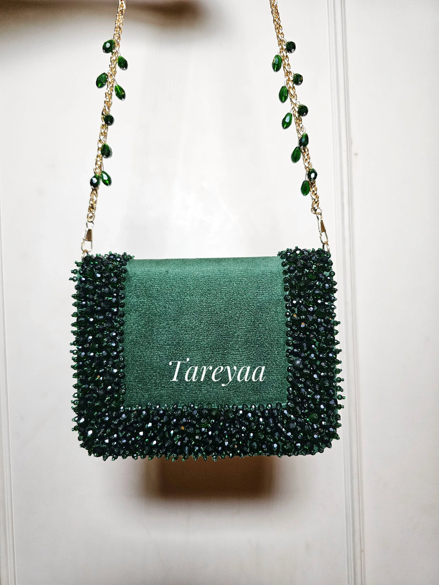 Party bag - Narma Emerald Green - Tareyaa