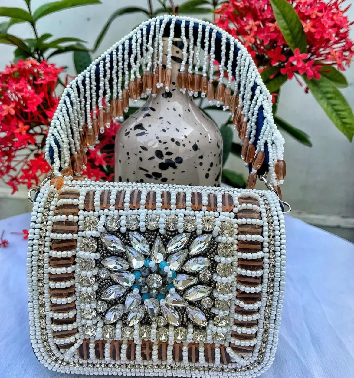 Nadia Mini Blue Bag - Tareyaa