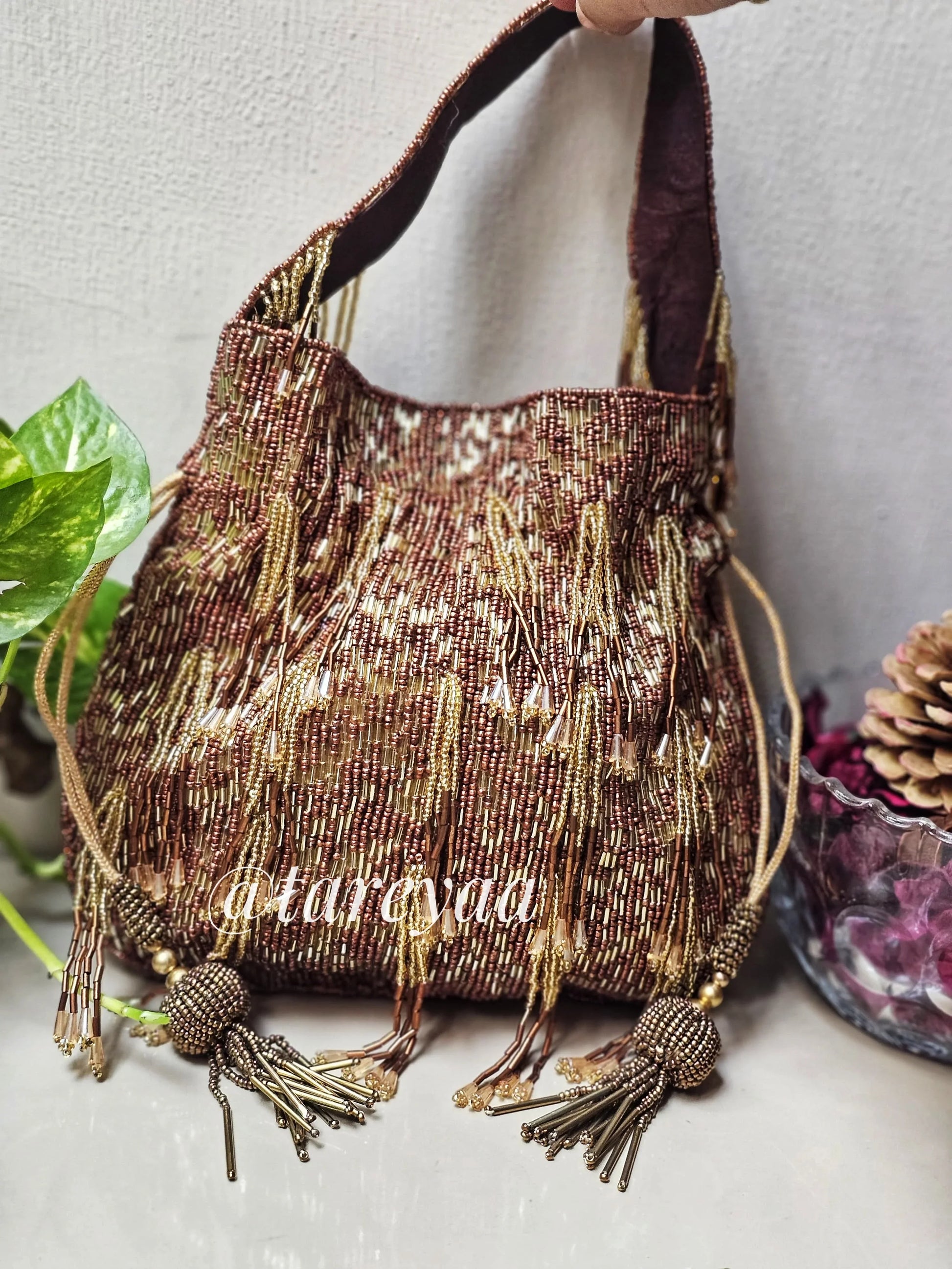 Python Bronze Potli - Tareyaa