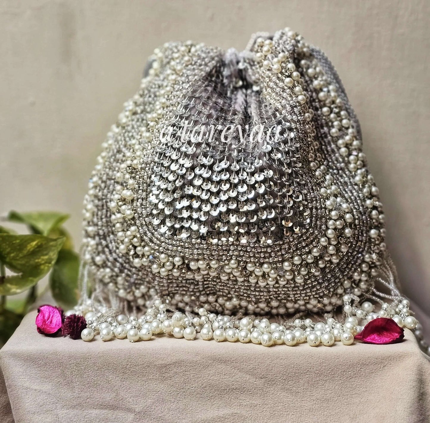 Mala Silver Designer Potli - Tareyaa