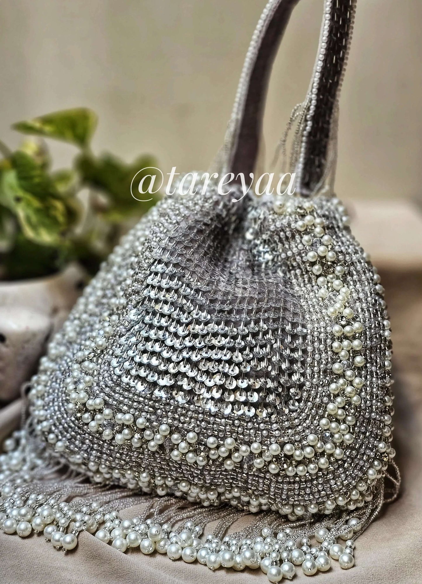 Mala Silver Designer Potli - Tareyaa