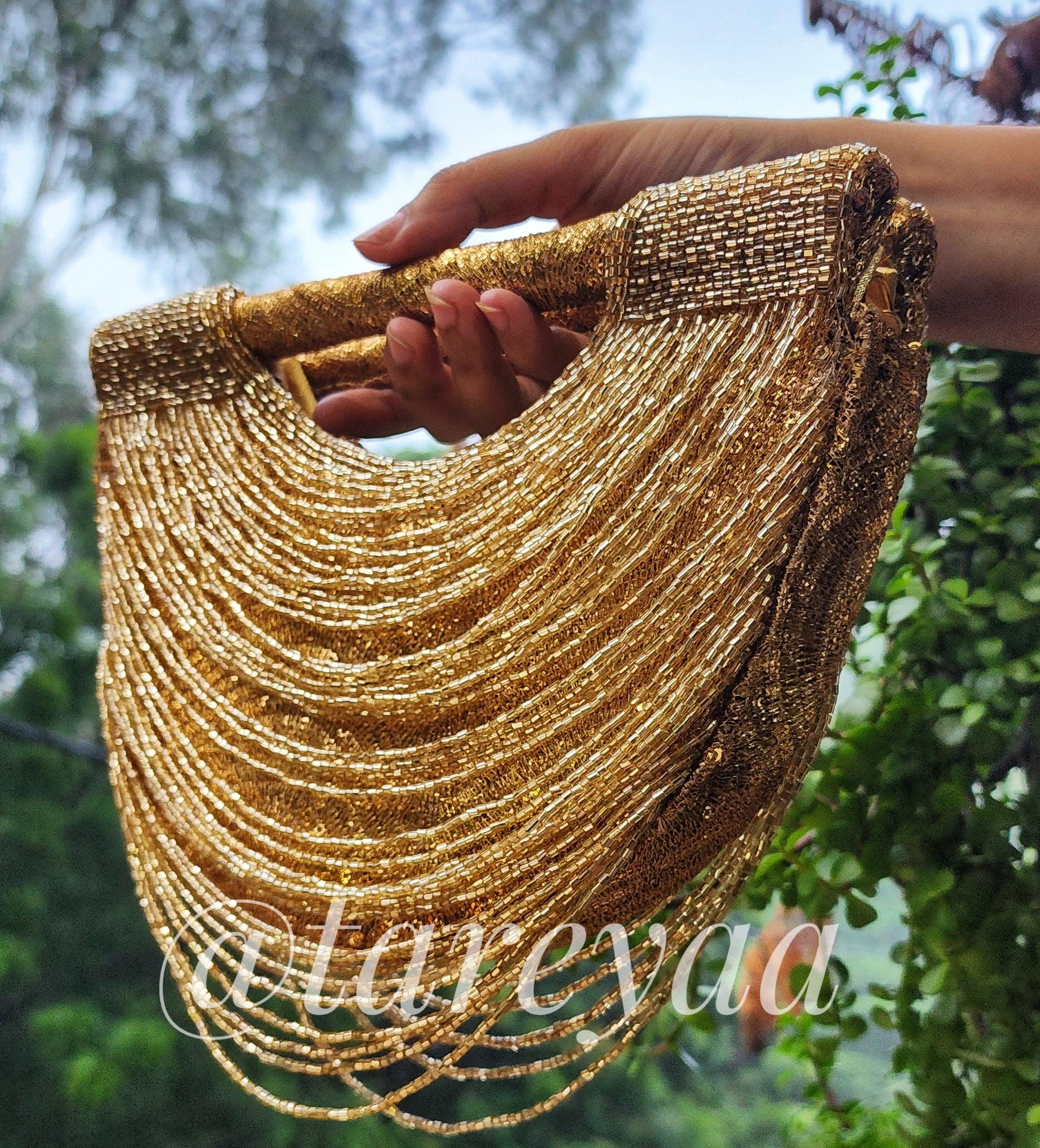 Malabar handmade party bag with handle & sling - Tareyaa