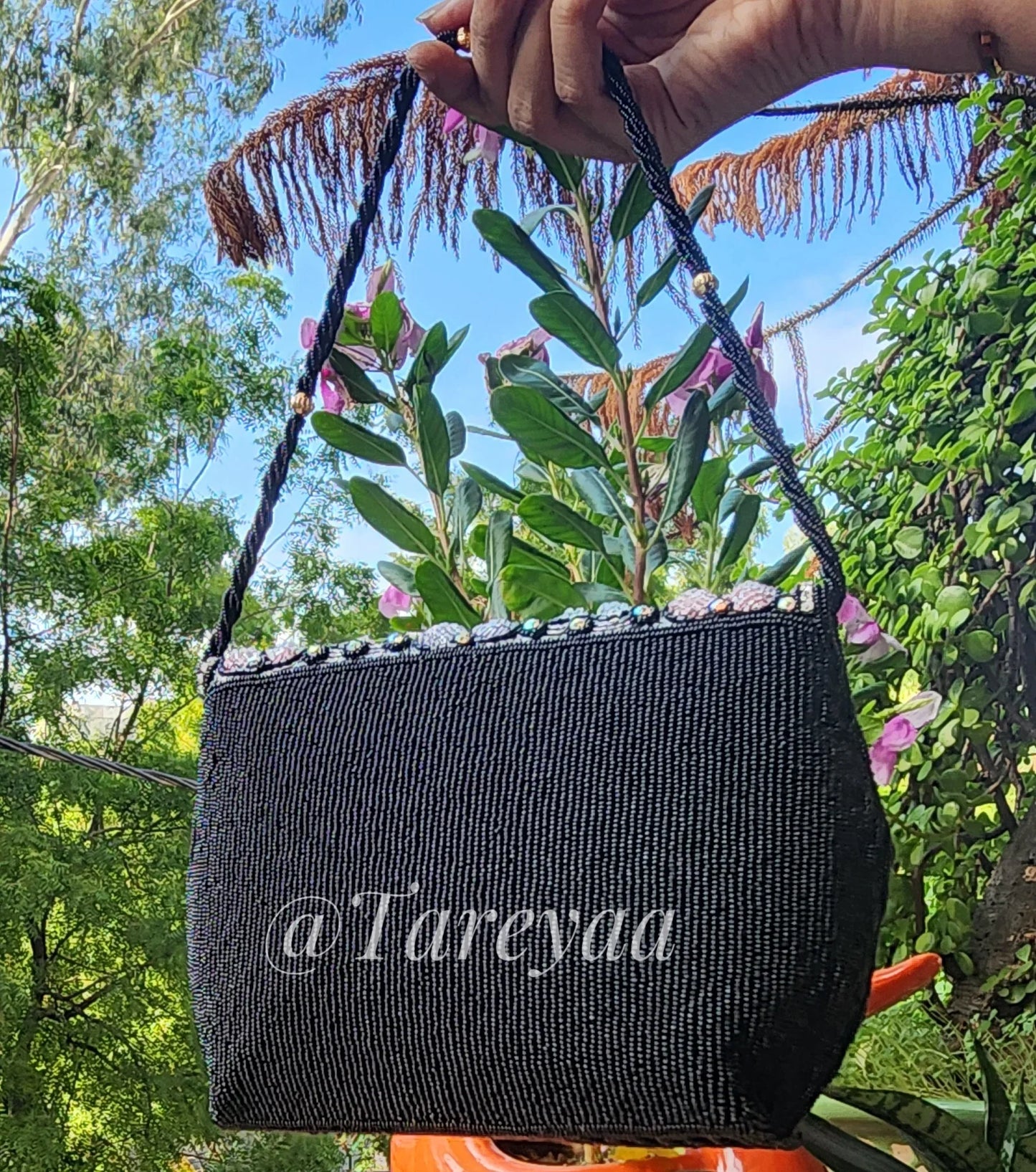 Poppy designer floral bag - Tareyaa