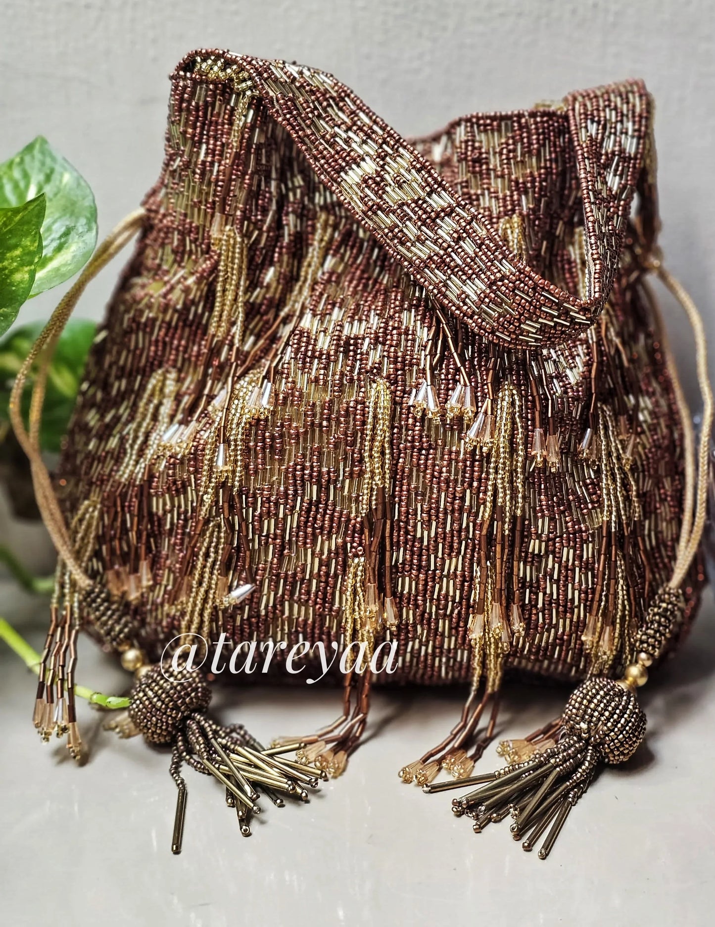 Python Bronze Potli - Tareyaa