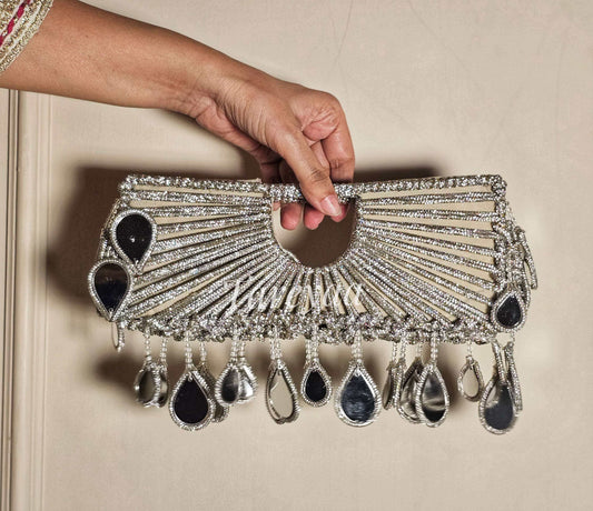 Glowy Rhinestone Hot Partybag | Crystal Sling Bag