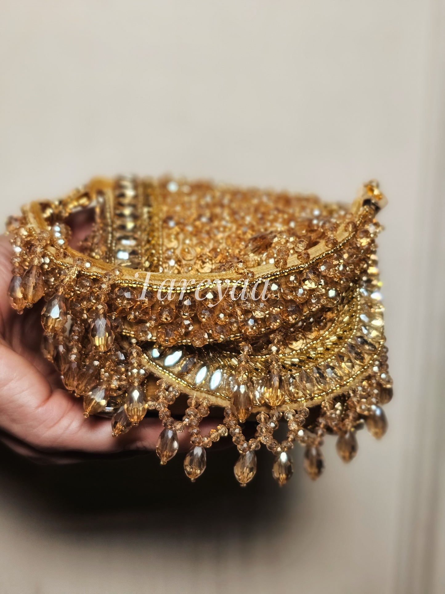 Luna - Luxury crystal party bag - Tareyaa