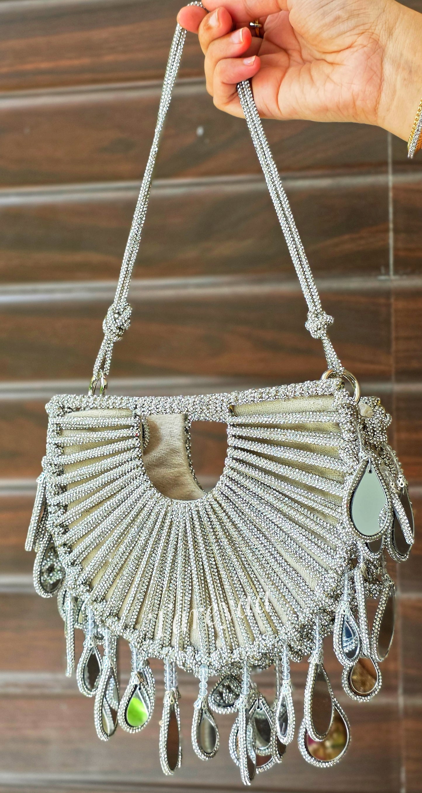 Glossy Soft Gold & Bright Silver