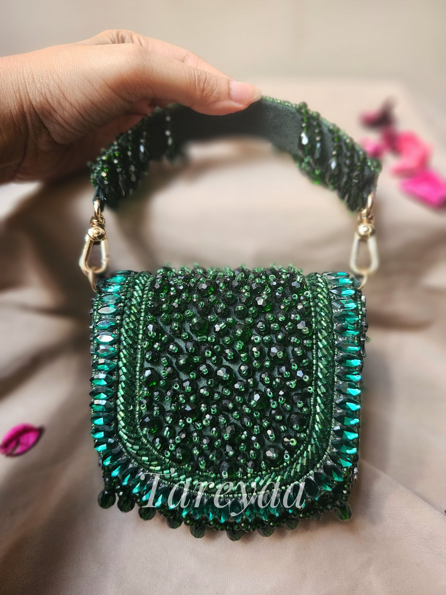 Luna - Luxury crystal party bag - Tareyaa