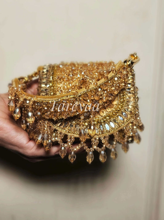 Luna - Luxury crystal party bag - Tareyaa