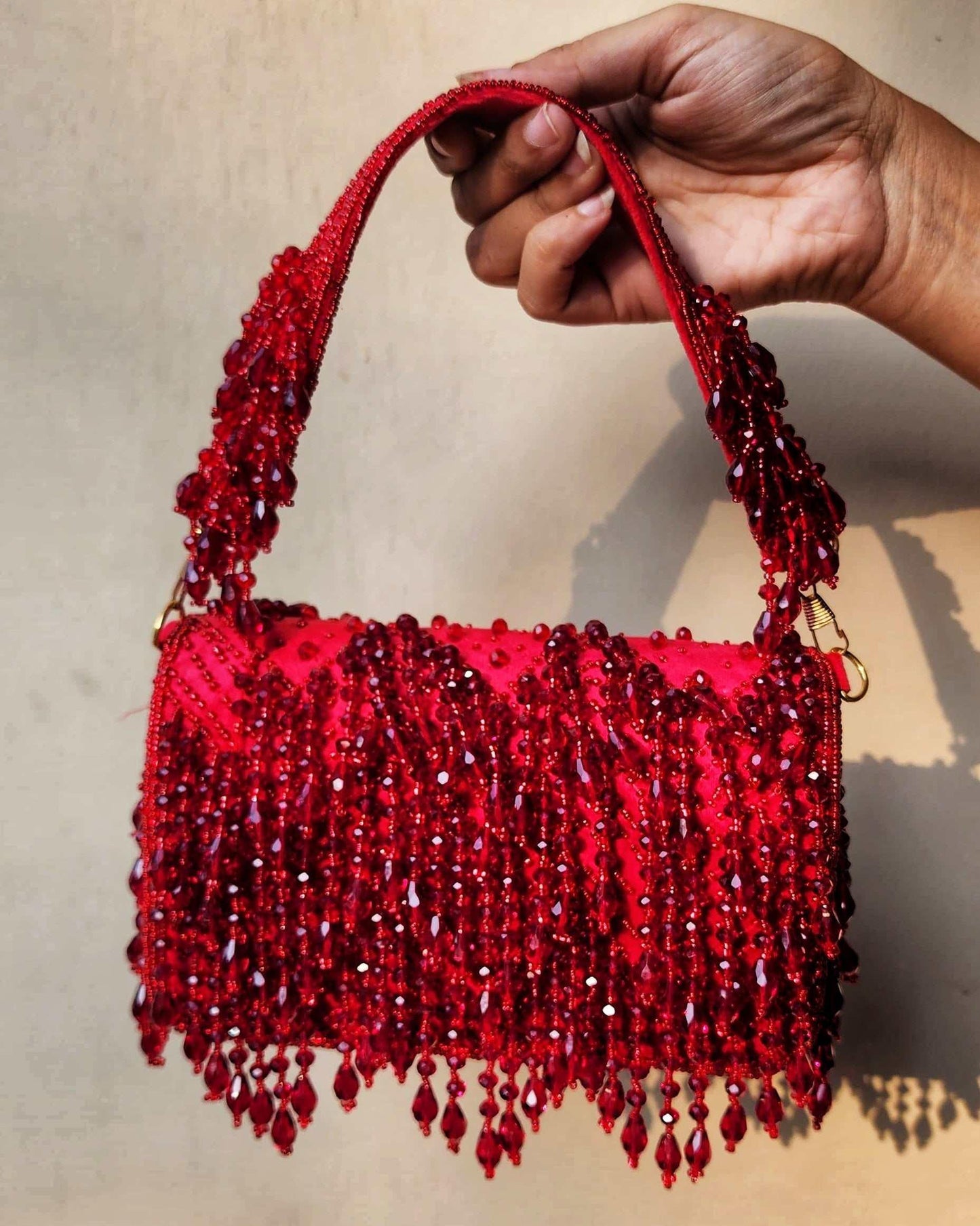 Bomba flapover beadbag with handle - Tareyaa