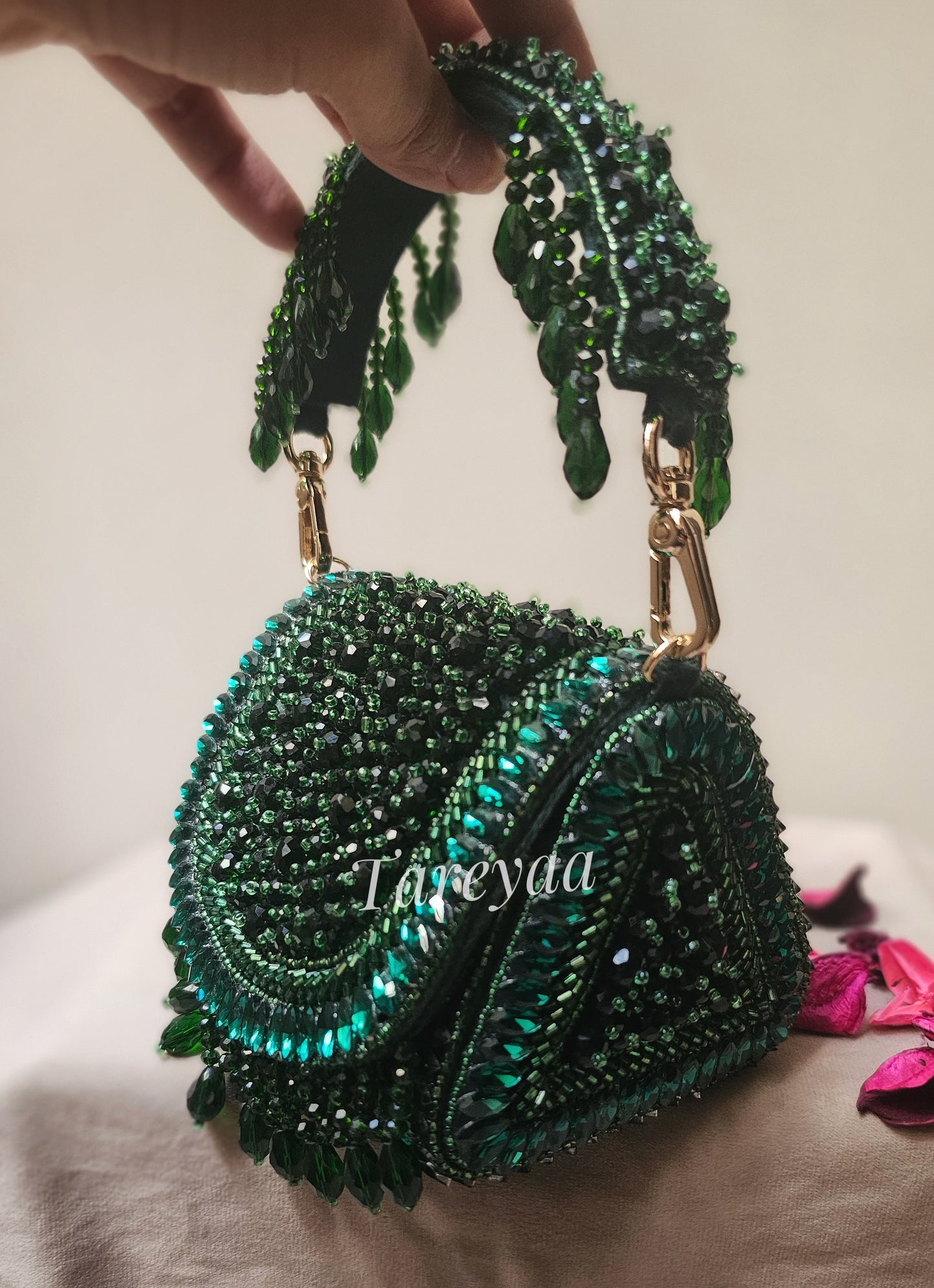 Luna - Luxury crystal party bag - Tareyaa