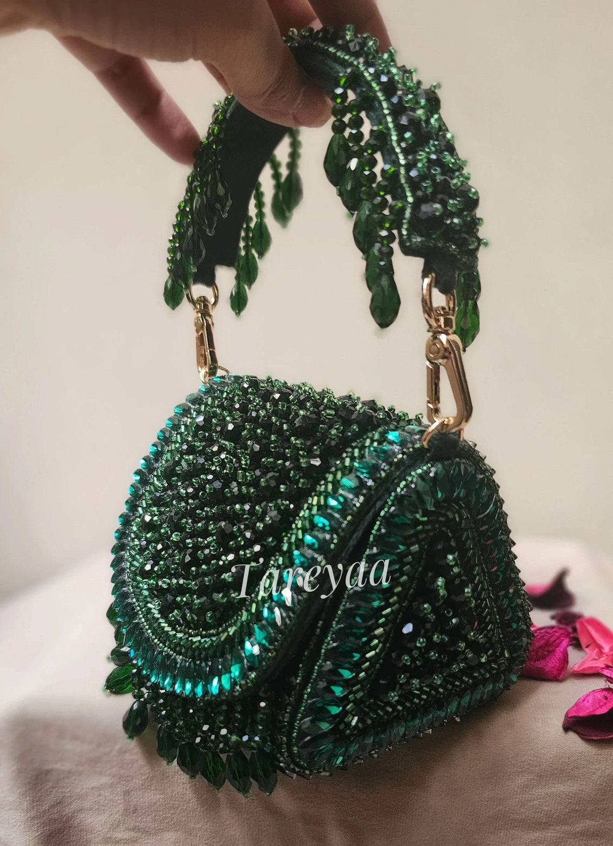 Luna - Luxury crystal party bag - Tareyaa