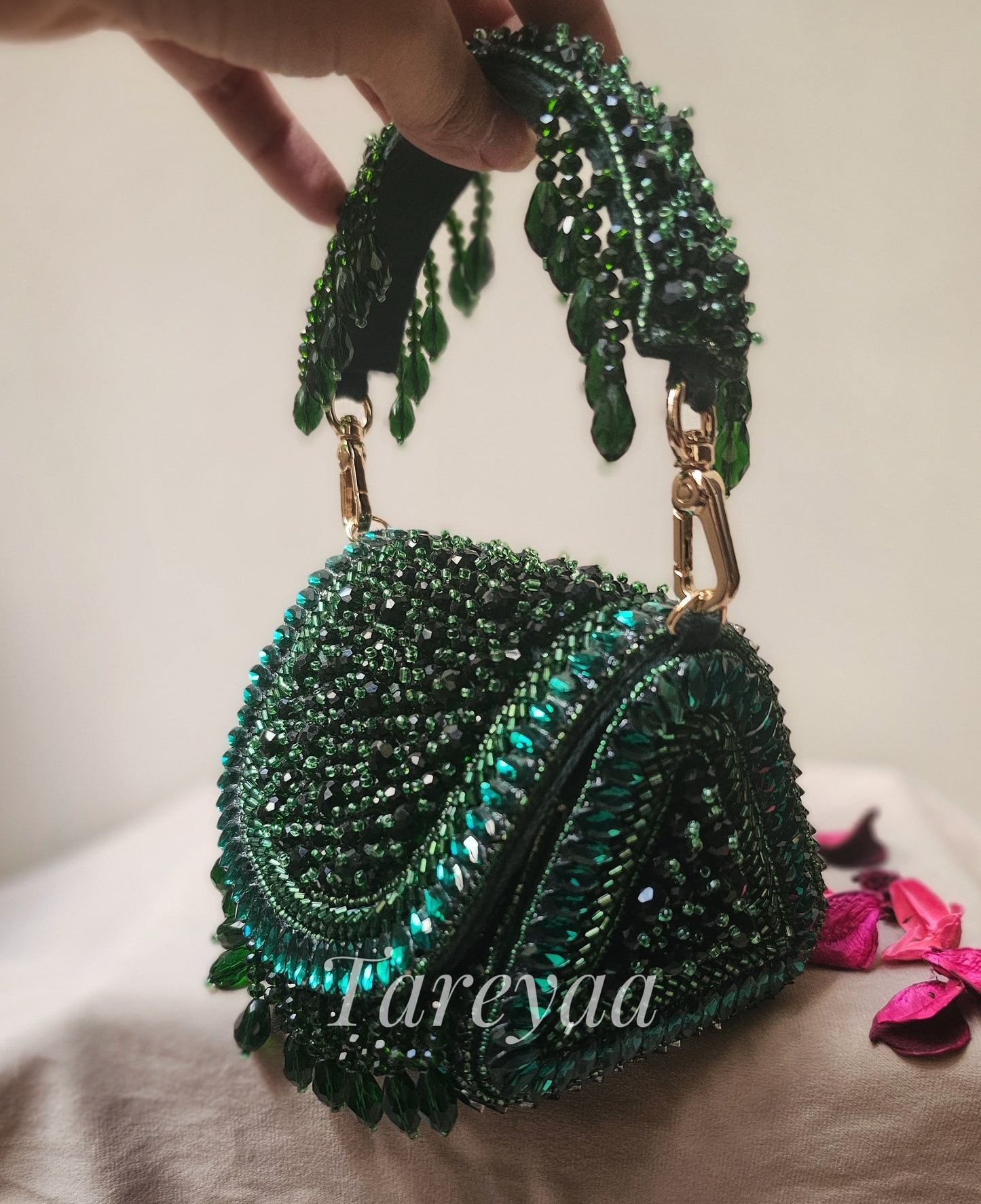 Luna - Luxury crystal party bag - Tareyaa