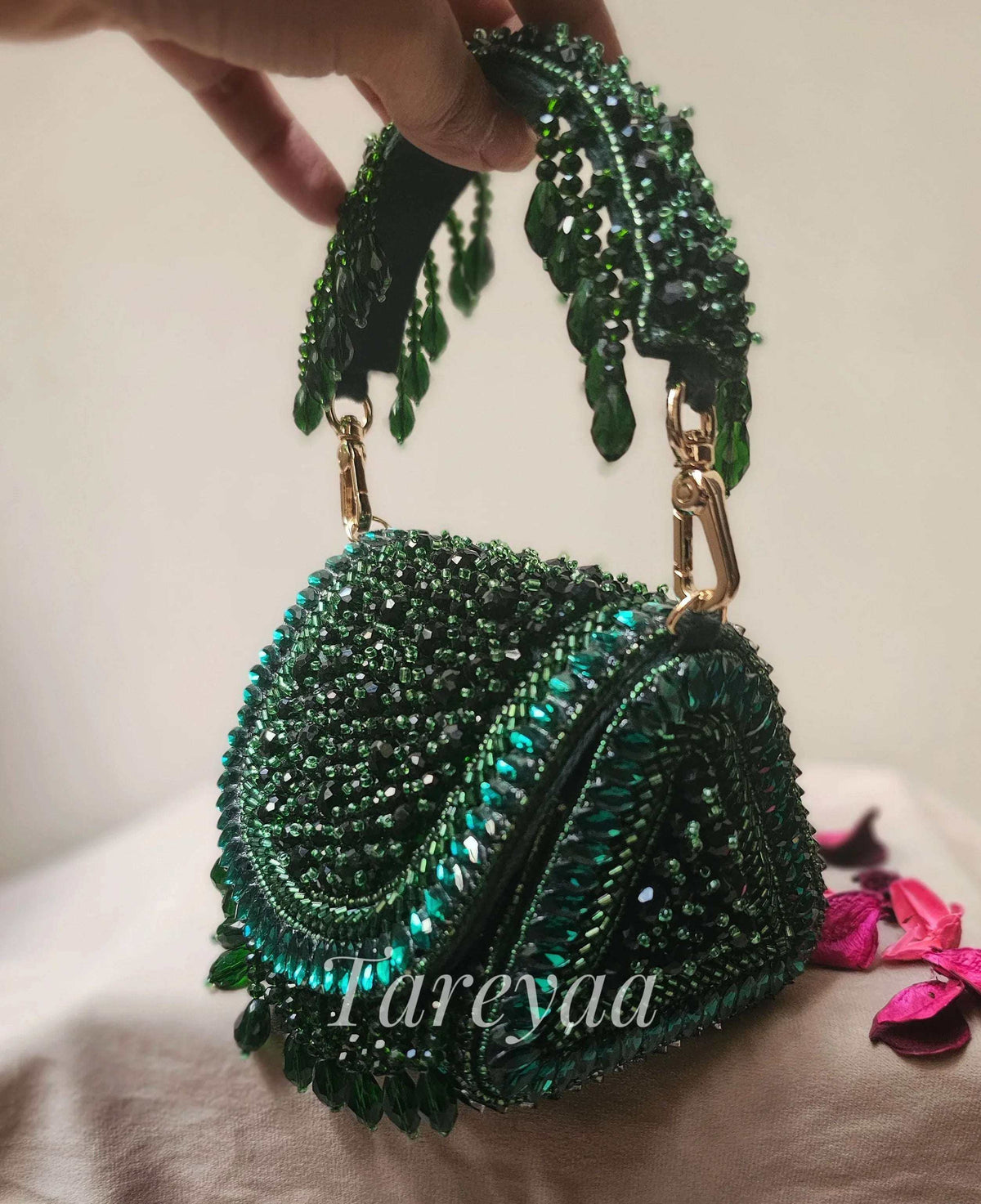 Luna - Luxury crystal party bag - Tareyaa
