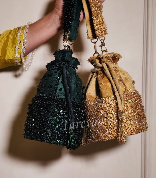 Party Potli - Twilight Beaded Luxurious Potli