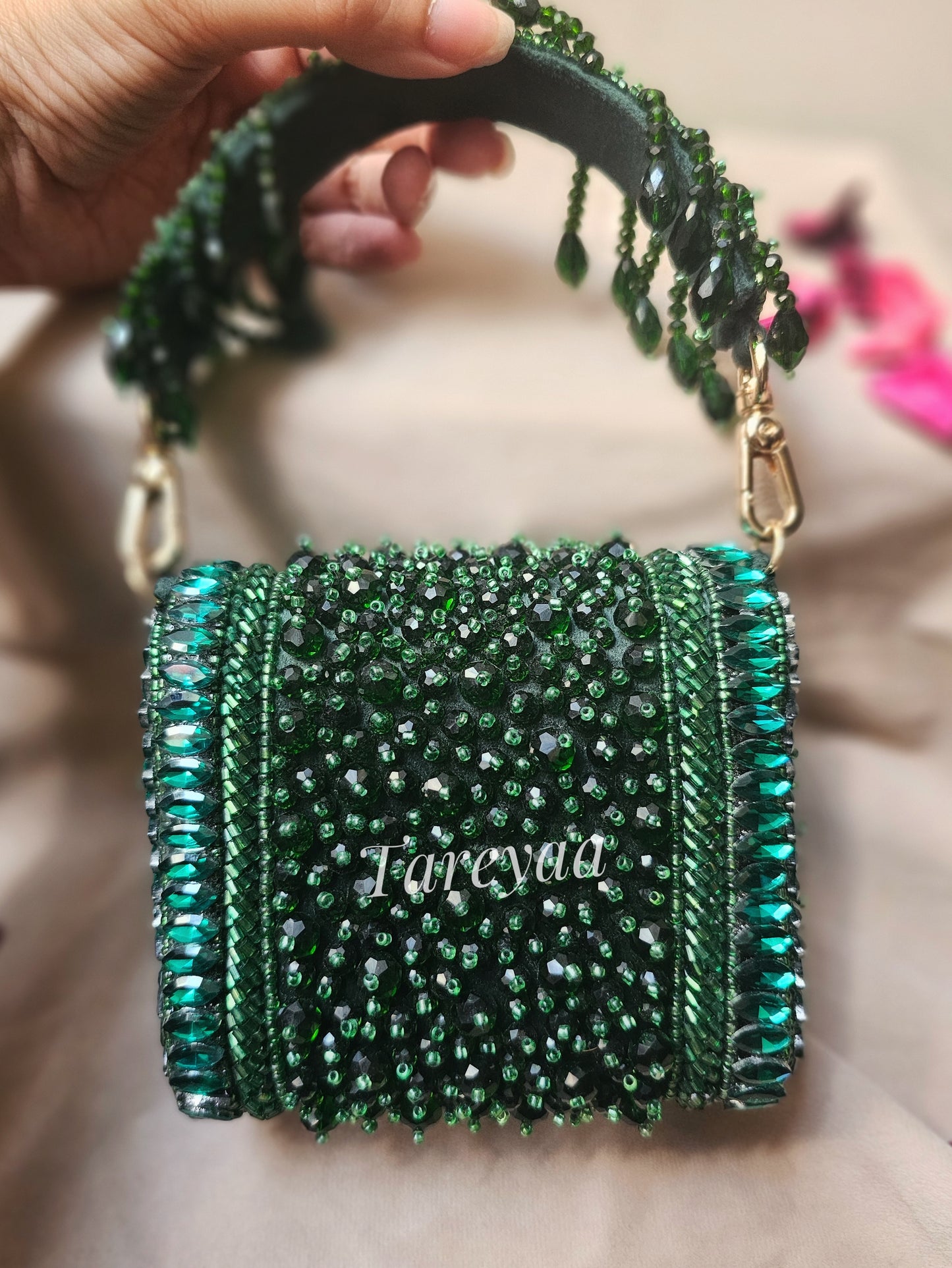 Luna - Luxury crystal party bag - Tareyaa