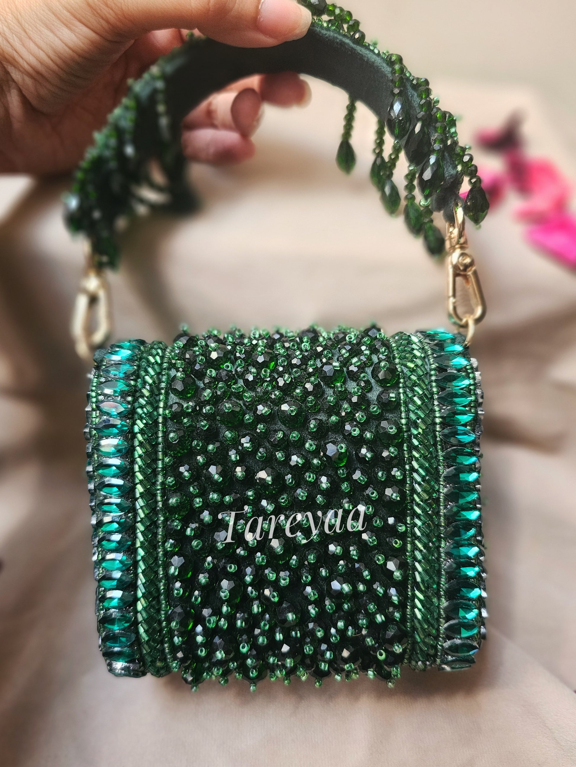 Luna - Luxury crystal party bag - Tareyaa