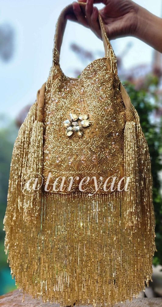 Fidda Fringe Wedding collection potli - Tareyaa